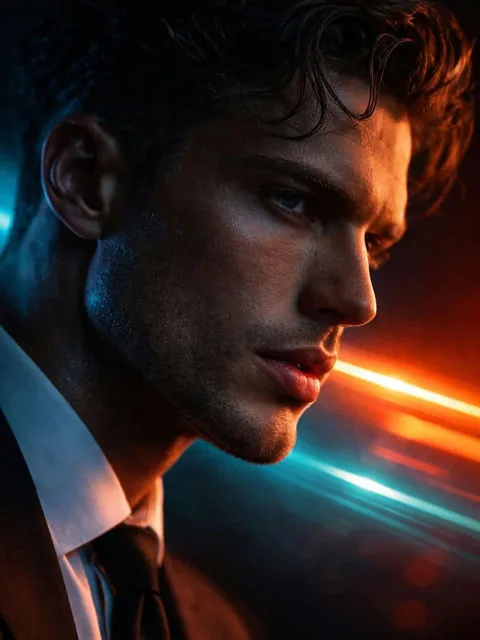 Lucien, magnetic & daring AI companion character