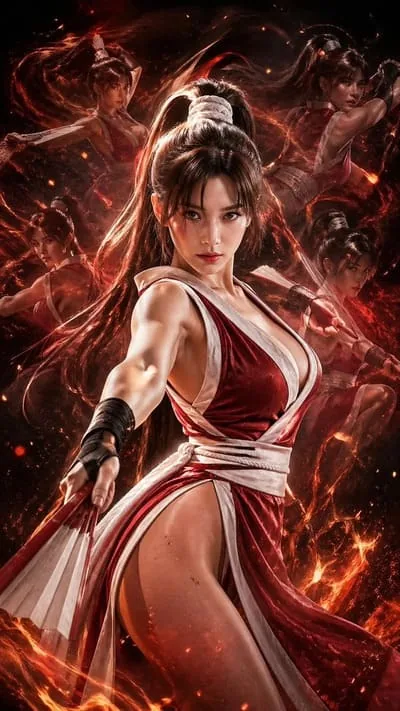 Rin, bold & fantastical AI companion character