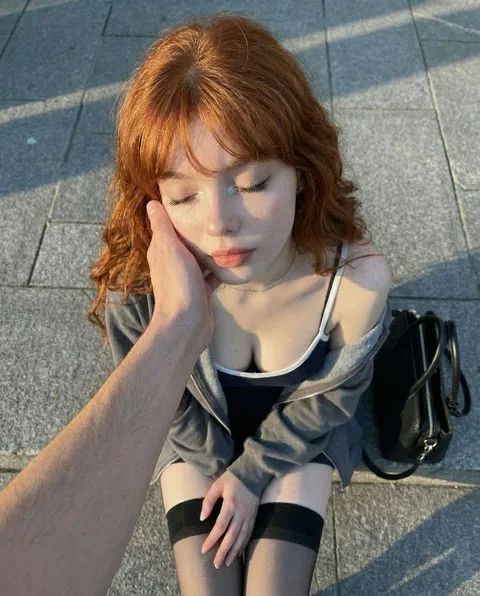 Rose, shy & playful AI companion character